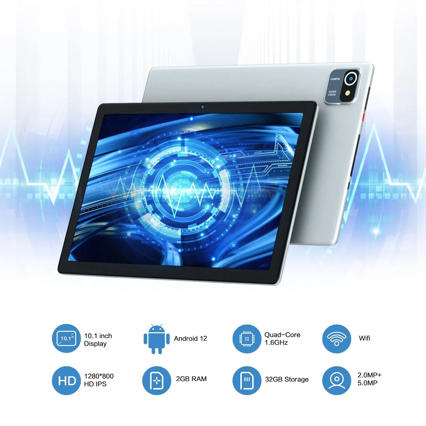 Smart 10.1" Touch Screen Tablet